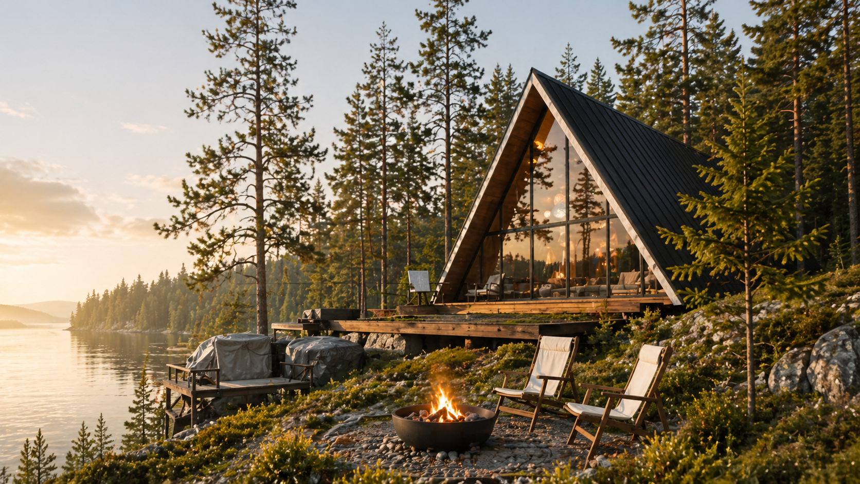 Спальня в домике